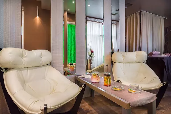 Зона отдыха в кабинете SPA-программ